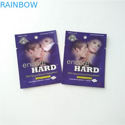 Cápsulas de empacotamento do comprimido do malote da folha da cor de CMYK que empacotam o malote de Mylar dos sacos