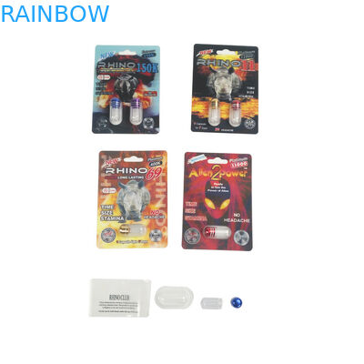 Cartão super da pantera 3D do cavalo o mais novo do preto da mamba para o bloco masculino de embalagem do comprimido do sexo da platina do rinoceronte 600K 700K dos comprimidos do realce