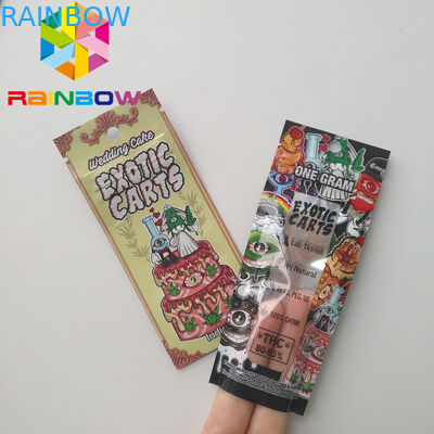 Malotes plásticos do cartucho de Vape que empacotam sacos de Mylar dos carros exóticos de Mario mini