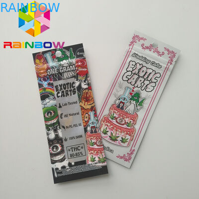 Malotes plásticos do cartucho de Vape que empacotam sacos de Mylar dos carros exóticos de Mario mini