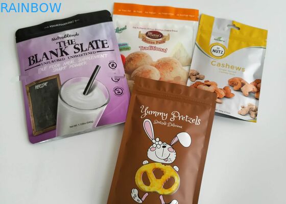 O armazenamento do selo de vácuo de Superfood Moringa da infusão da folha de alumínio ensaca o logotipo feito sob encomenda da impressão