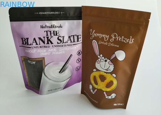 Feito sob encomenda levante-se a cookie deliciosa do malote que empacota a impressão Sealable do Gravure do saco de plástico