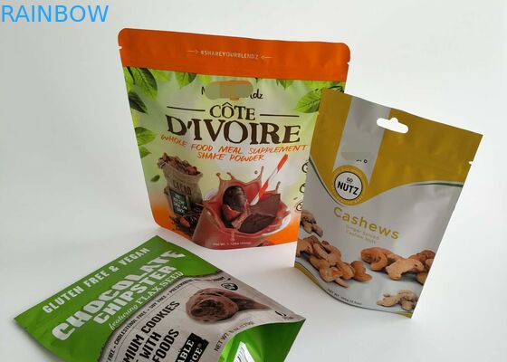 Malotes plásticos secados do alimento que empacotam o malote da folha de Mylar da cookie de Matt para o armazenamento a longo prazo