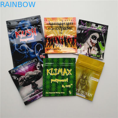 Os malotes plásticos pequenos Gummies comestível do incenso erval carregam o saco dos doces de Frogies