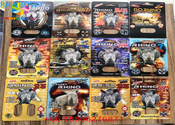 Costume de papel de dobramento R7-5000 R7-3000 da embalagem masculina do cartão da bolha do realce