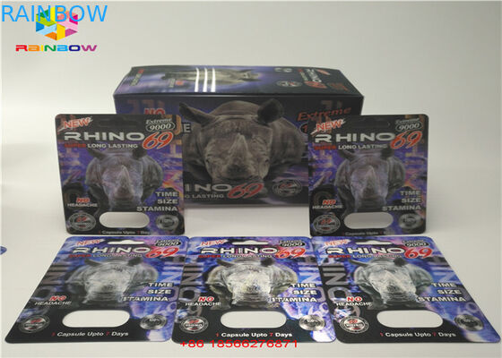 Costume de papel de dobramento R7-5000 R7-3000 da embalagem masculina do cartão da bolha do realce