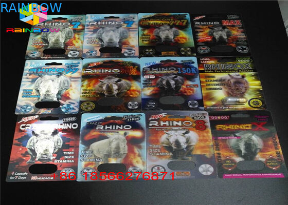 Costume de papel de dobramento R7-5000 R7-3000 da embalagem masculina do cartão da bolha do realce