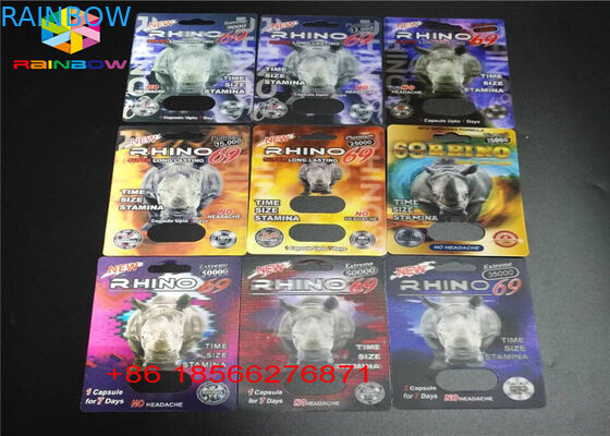 Costume de papel de dobramento R7-5000 R7-3000 da embalagem masculina do cartão da bolha do realce