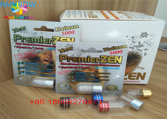 Costume de papel de dobramento R7-5000 R7-3000 da embalagem masculina do cartão da bolha do realce