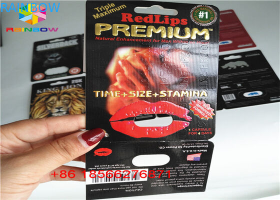 Costume de papel de dobramento R7-5000 R7-3000 da embalagem masculina do cartão da bolha do realce