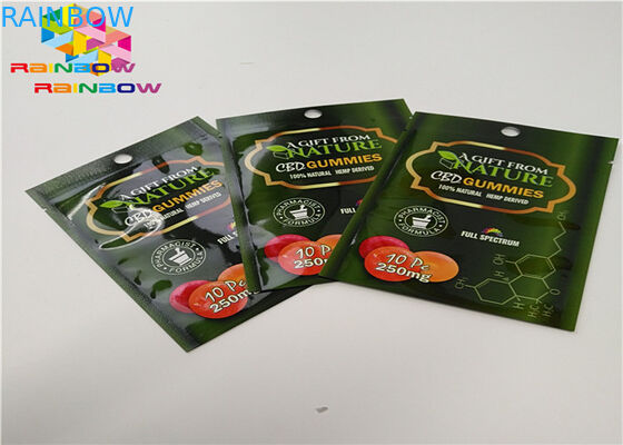 Tamanho feito sob encomenda do malote do empacotamento de alimento dos sacos de plástico do fechamento do fecho de correr da folha de alumínio com entalhe do rasgo