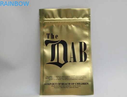 O fechamento do fecho de correr levanta-se o malote matte de alumínio de empacotamento do malote para sementes do pacote de alimento