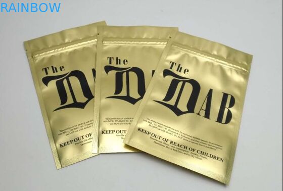 O fechamento do fecho de correr levanta-se o malote matte de alumínio de empacotamento do malote para sementes do pacote de alimento