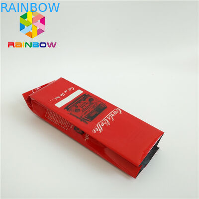 O reforço do lado do papel de embalagem Levanta-se malotes do café, impressão feita sob encomenda selada dos sacos de plástico