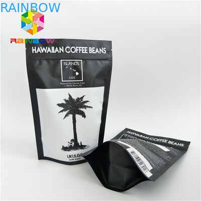 Malotes plásticos da porca do chá do pó que empacotam a impressão feita sob encomenda da folha de alumínio com válvula