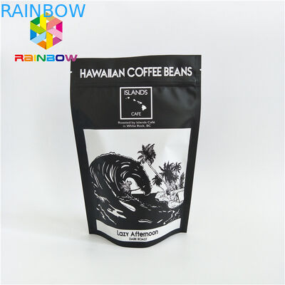 Malotes plásticos da porca do chá do pó que empacotam a impressão feita sob encomenda da folha de alumínio com válvula