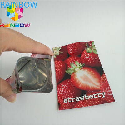 Saco de plástico da prova do cheiro que empacota o empacotamento Ziplock Resealable da erva daninha do cânhamo do malote CBD de Mylar