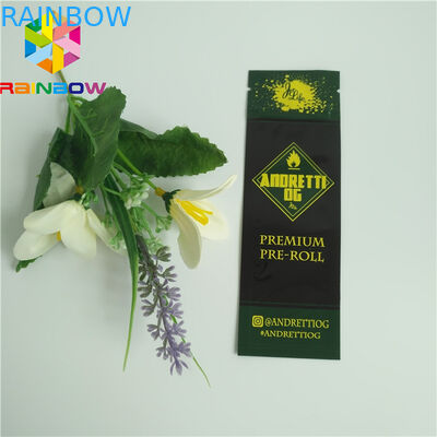 Saco de plástico da prova do cheiro que empacota o empacotamento Ziplock Resealable da erva daninha do cânhamo do malote CBD de Mylar