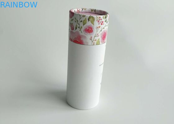 Cartão de papel impresso costume dos cosméticos das caixas de papel do cilindro para embalar