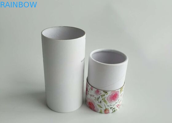Cartão de papel impresso costume dos cosméticos das caixas de papel do cilindro para embalar