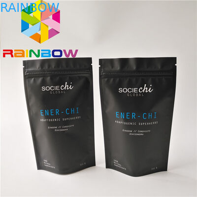 O produto comestível material levanta-se saco de pó cônico de Moringa do malote do zíper com forro da folha