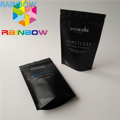 O produto comestível material levanta-se saco de pó cônico de Moringa do malote do zíper com forro da folha