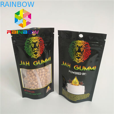 Mylar laminado folha impresso Ziplock levanta-se o empacotamento do cannabis da erva daninha de Mmj dos malotes