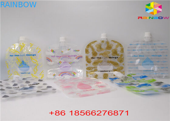 Os sacos do bico de FDA/SGS que empacotam a folha de alumínio levantam-se sacos para o alimento/bebida líquidos