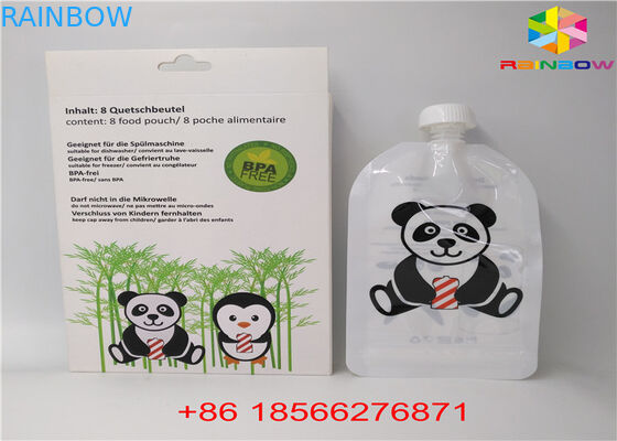 Os sacos do bico de FDA/SGS que empacotam a folha de alumínio levantam-se sacos para o alimento/bebida líquidos