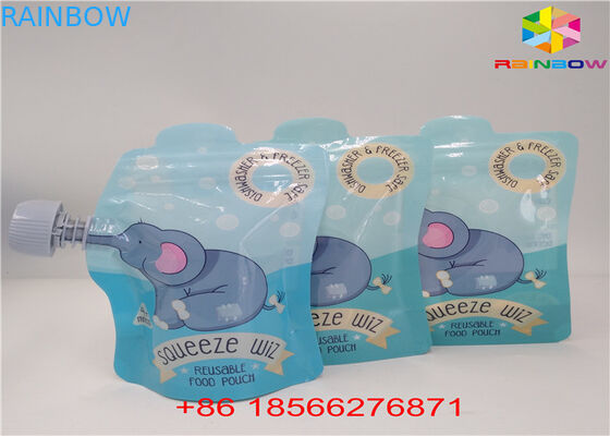 Os sacos do bico de FDA/SGS que empacotam a folha de alumínio levantam-se sacos para o alimento/bebida líquidos