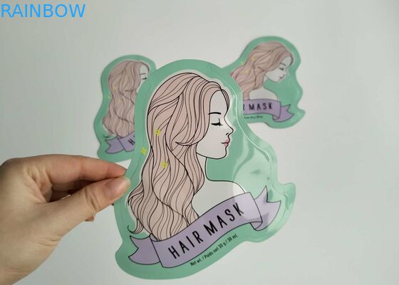 O cosmético plástico do reforço especial do lado da folha de alumínio da forma ensaca o empacotamento facial da máscara da folha