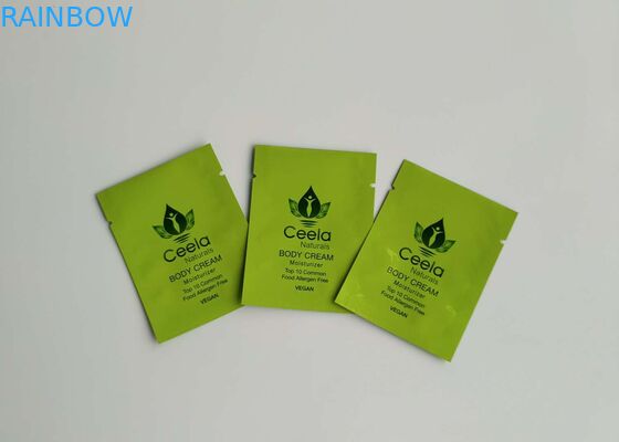 Malote de empacotamento cosmético plástico liso do pó da lavagem do creme de corpo da folha de alumínio do saco do organizador