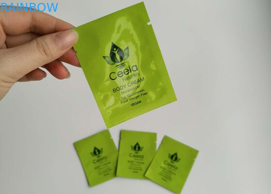 O saco de empacotamento cosmético reciclável delicado remove a cópia de creme do logotipo do perfurador do cabelo