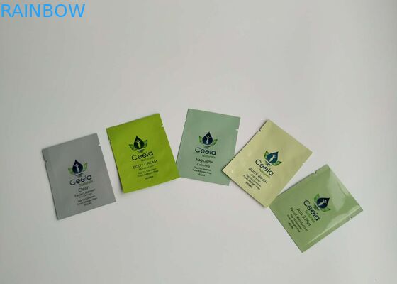 Saquinho 5ml feito sob encomenda de empacotamento cosmético do malote da impressão de Digitas do saco do creme de pele