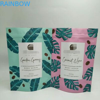 Saquinhos de chá plásticos holográficos que empacotam o saco do alimento de Eco do café com o um claro lateral