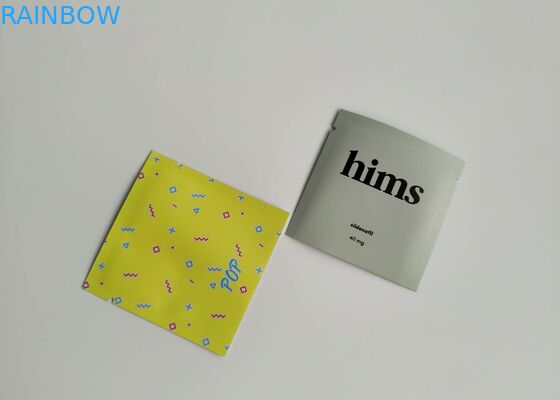 Os malotes plásticos impressos costume de Digitas que empacotam a vitamina da prova do cheiro encerram o saco de pó