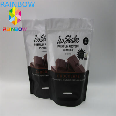 Malotes plásticos recicláveis que empacotam o saco Ziplock do alimento do chá da folha de alumínio para o pó da proteína