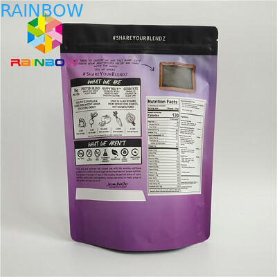 Malotes plásticos recicláveis que empacotam o saco Ziplock do alimento do chá da folha de alumínio para o pó da proteína