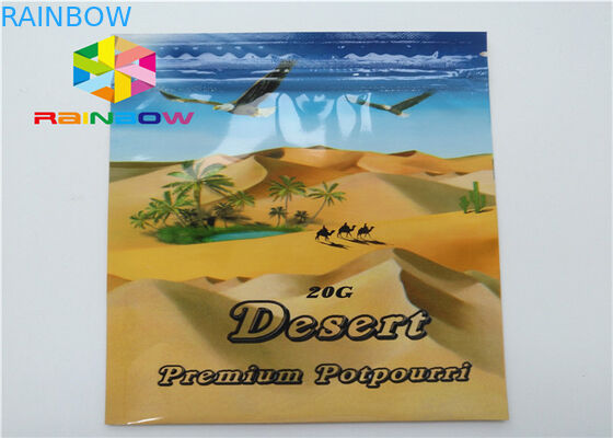 Sacos Ziplock pequenos da embalagem, malote da folha de alumínio para comprimidos ervais da energia do incenso