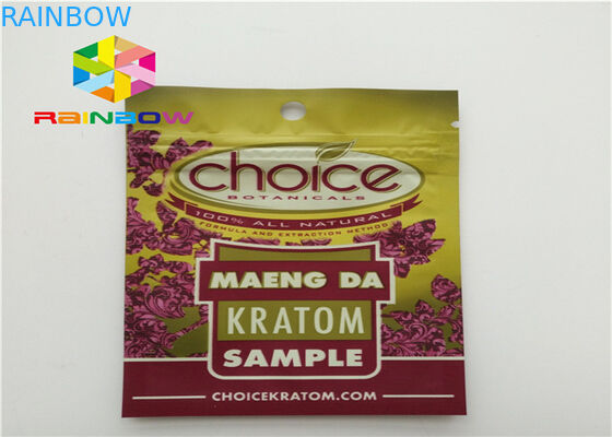 Sacos Ziplock pequenos da embalagem, malote da folha de alumínio para comprimidos ervais da energia do incenso