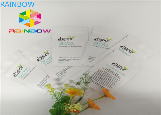 Malotes plásticos efeito lustroso/matte que empacotam o selo três lateral para o incenso erval