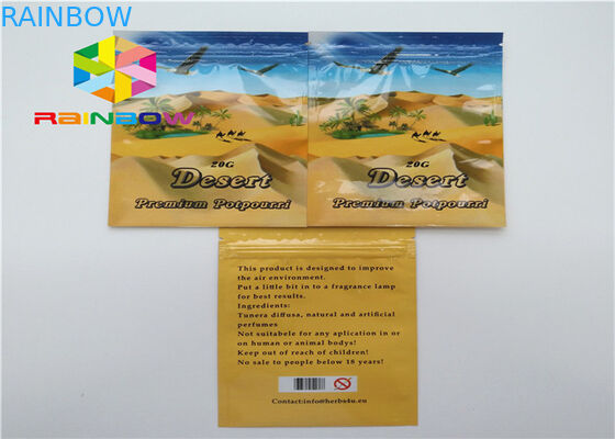 Malotes plásticos do saco erval do incenso que empacotam o fechamento do zíper dos comprimidos da energia do malote de Kratom