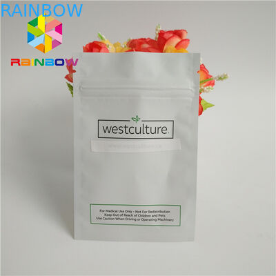 Sacos de creme cosméticos do selo do fecho de correr do óleo, personalizados imprimindo o malote da folha de alumínio