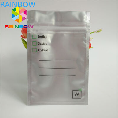 Sacos de creme cosméticos do selo do fecho de correr do óleo, personalizados imprimindo o malote da folha de alumínio