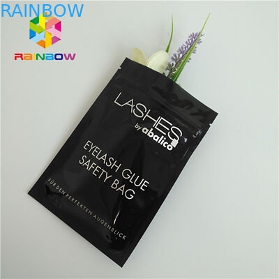 As pestanas de empacotamento dos sacos da soldadura térmica da parte superior do fecho de correr holográficas levantam-se a parte dianteira clara do malote