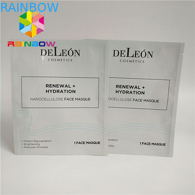 Malotes plásticos materiais laminados 3 camadas que empacotam o saco Ziplock da folha da máscara para a máscara de olho facial