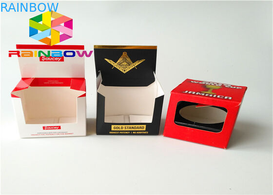 Personalize a caixa de papel do logotipo que empacota o material reciclado da folha embalagem de papel cosmética lustrosa