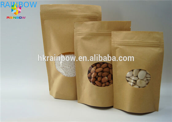 Efeito matte de empacotamento de Doypack do malote do saco de papel pequeno do fechamento do fecho de correr da folha de alumínio para o alimento