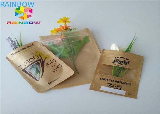 Barreira Ziplock personalizada da umidade de Mylar da folha de alumínio dos sacos de papel do papel de embalagem