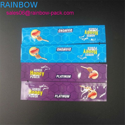 Malote da folha do saquinho do pó do mel do cavalo que empacota o saco real dourado do Vip Malásia do mel